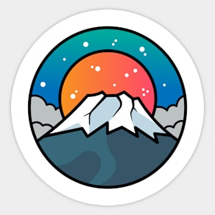 Mountain View Sticker